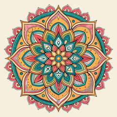 colorful mandala design