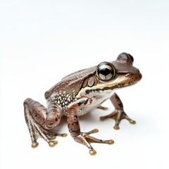 Naklejka premium Frog isolated on white background for marketing campaigns