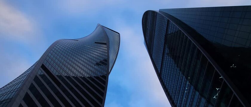 modern office buildings