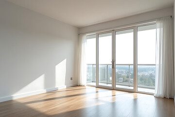 Fototapeta premium empty room with window