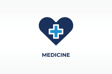 MEDICINE vector, icon or logo sign isolated symbol illustration