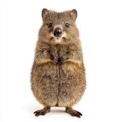 Fototapeta premium Quokka isolated on white background for marketing campaigns