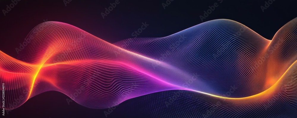 Poster isolated abstract geometric line design element