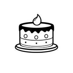 A delightful image of a cake, perfect for celebrating birthdays or any special occasion. This sweet treat is sure to satisfy your cravings.
