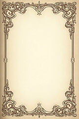 vintage frame for text