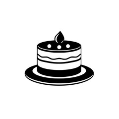 A delectable layered cake, perfect for birthdays or special occasions. This image showcases a rich, creamy dessert with chocolate and other delicious flavors.