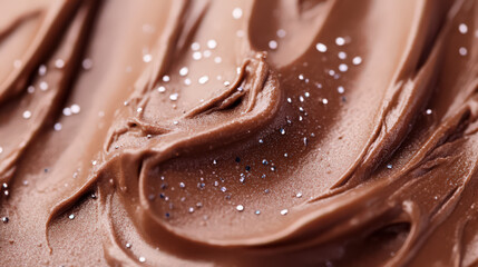 A smooth Mocha Mousse background with scattered, subtle sparkles