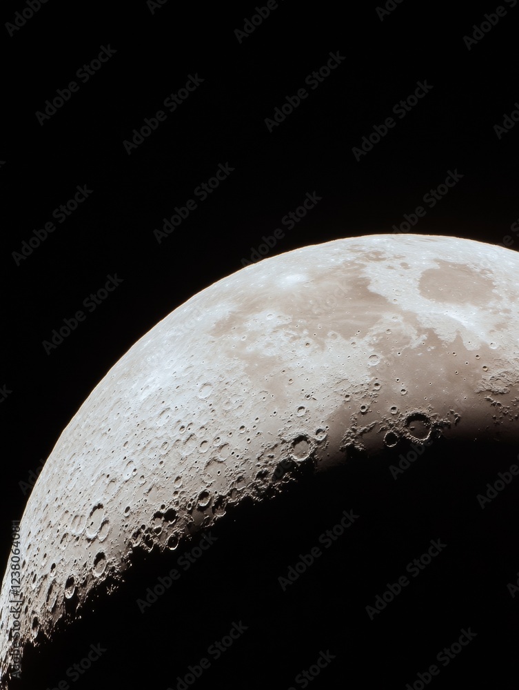 Poster lunar terrain visualization high-contrast moon surface with crater textures - astronomical explorati
