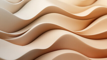 Obraz premium A soft gradient Mocha Mousse texture resembling a sanded finish