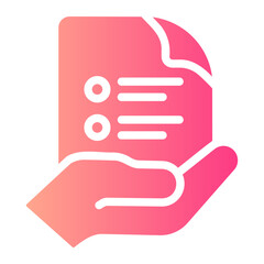 survey Gradient icon