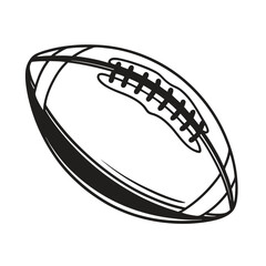 Sports ball for playing American football icon. Team sports. Active lifestyle. vector