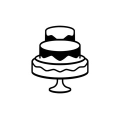 A delightful two-tiered cake, perfect for any celebration.  This image showcases a delicious dessert, ideal for birthdays, weddings, or any special occasion.  Sweetness and elegance combined!