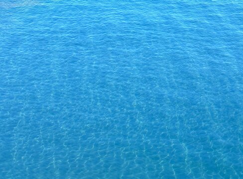 Blue water surface aqua background 