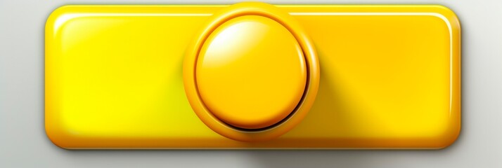 Yellow Button: Click here to Push Your Offer with Hand Pressing on Computer
