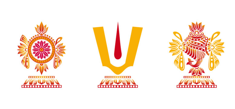 Balaji ji symbols shanku chakram namam, thiruppathi venkatesap perumal sangu sakkara logo