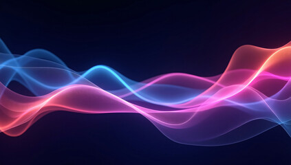 Abstract Background With Waves