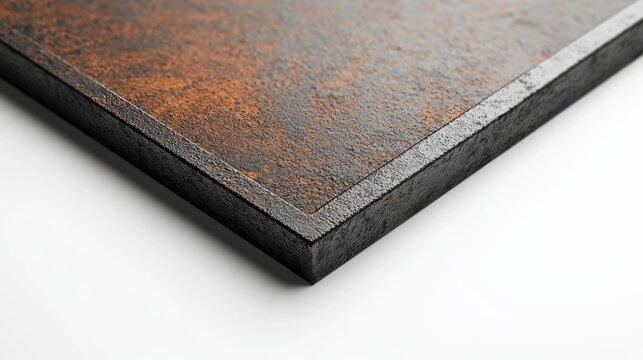 Dark brown 3D wrought iron square frame with intricate design, set against a clean white background. High-quality 4K HD screen with fine resolution of 2200 pixels, showcasing elegant craftsmanship.