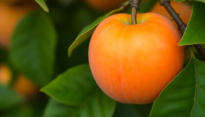 White  Apricot Fruit Green Leaf