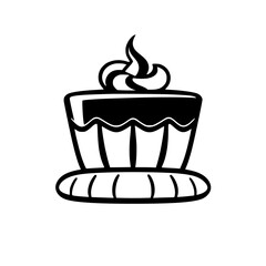 A delectable chocolate cake, adorned with whipped cream, perfect for birthdays or any special occasion. This image is ideal for food blogs, bakeries, and dessert menus.