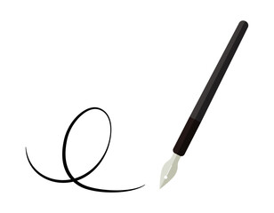 マンガ、ペン、万年筆、筆、筆記用具、文房具、つけペン、筆記具、事務用品、書く、勉強、漫画、仕事、学校、えんぴつ、ペン先、筆記、学生、学習、墨汁、黒インク、インク、手書き、ベクター、白バック、ビジネス、ライフスタイル、ベクター、白バック、ライフスタイル、サイン、仕事、計画、ビジネスアイテム、ビジネスシーン、仕事、描く、計画、アイコン、イラスト