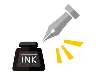 マンガ、ペン、万年筆、筆、筆記用具、文房具、つけペン、筆記具、事務用品、書く、勉強、漫画、仕事、学校、えんぴつ、ペン先、筆記、学生、学習、墨汁、黒インク、インク、手書き、ベクター、白バック、ビジネス、ライフスタイル、ベクター、白バック、ライフスタイル、サイン、仕事、計画、ビジネスアイテム、ビジネスシーン、仕事、描く、計画、アイコン、イラスト