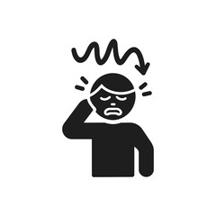 Man Headache Pain Icon