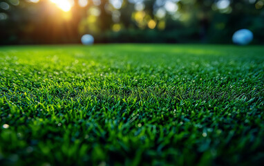 Top view of a green grass texture background, a top-down view, a seamless pattern, photo-realistic, sharp focus, studio lighting, professional color grading, 