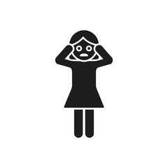 Frustrated Woman Icon
