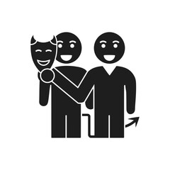 Fake Friendship Betrayal Icon