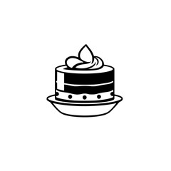 A delectable layered cake, a delightful dessert. Indulge in the sweetness of this creamy, chocolatey treat. Perfect for satisfying your sweet tooth.