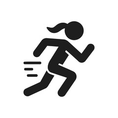 Sprinting Woman Speed icon