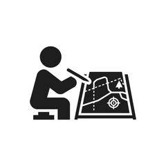 Map Planning Icon