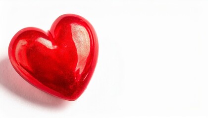 Fototapeta premium Red heart, symbol of love and romance 