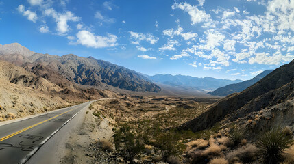mountain road in the mountains