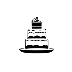 Three-Layered Cake: A Delicious Treat for Any Occasion. Perfect for birthdays, weddings, or any celebration. Indulge in the sweetness and creamy layers of this delectable cake.