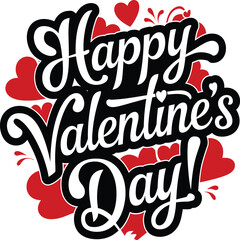 Happy Valentine Day Vector Art