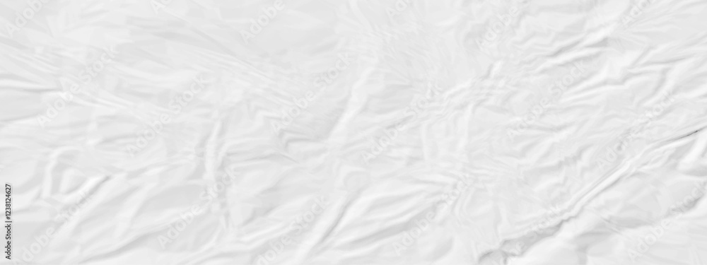 Poster white crumpled paper texture. white wrinkled paper texture. white paper texture. white crumpled and 