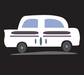 A nice and modern drawing car design illustrations