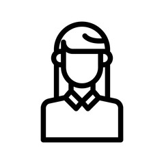 Sales woman icon