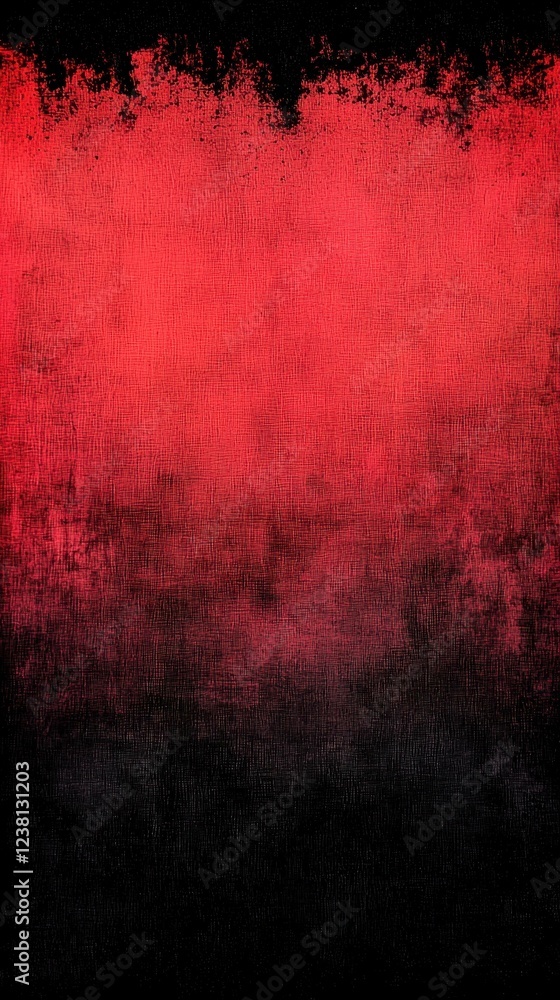 Poster abstract gradient background with red to black color transition
