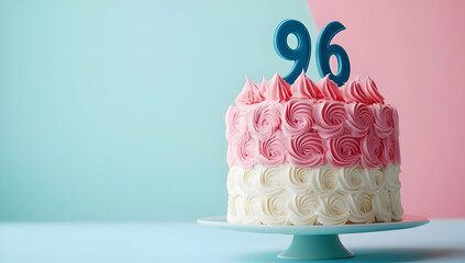 Happy Birthday 96th on the cake