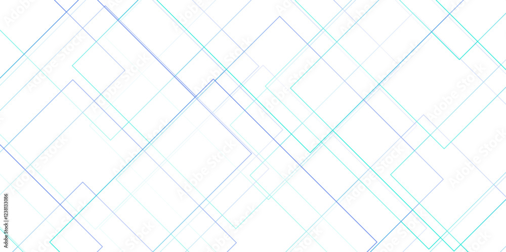Poster abstract white and grey geometric overlapping square pattern background. abstract multicolor stripes