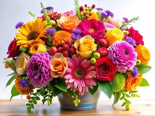Obraz premium Floral Fantasies for Cherished Mothers