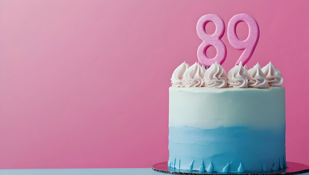 Happy Birthday 89th on the cake