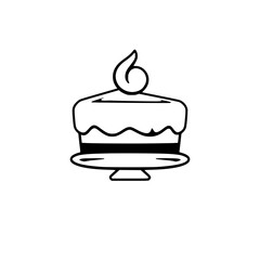 A delectable cake, perfect for birthdays or any celebration. This image showcases a delicious dessert, ideal for sweet tooths and baking enthusiasts.