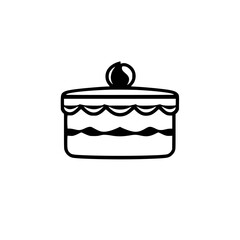 A delightful image of a layered cake, perfect for birthdays, parties, and celebrations. This sweet treat is a delicious dessert, a confectionery masterpiece.