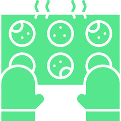 Bake icon single vector illustration
