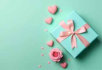 A pink ribbon and bow adorn a festive gift box, perfect for any celebration