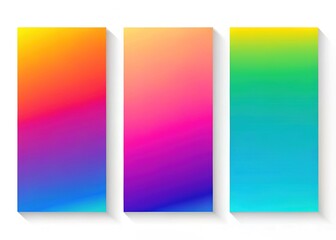 Minimalist Gradient Backgrounds for Classroom Posters