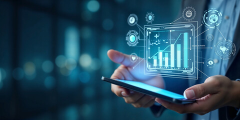 Innovative Developer Uses Tablet With Data Overlay and ERP App For Global Business Software